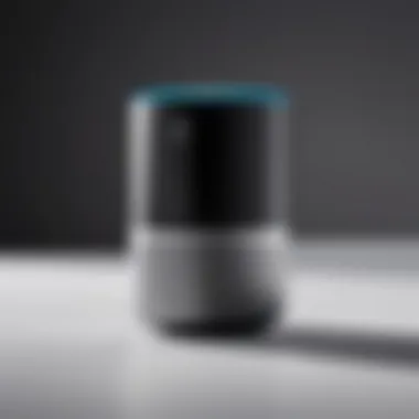 Sleek Design of Lenovo Smart Speaker Lenovo Smart Speaker showcasing sleek design
