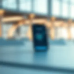 Visual representation of the Locket app interface showcasing its unique features