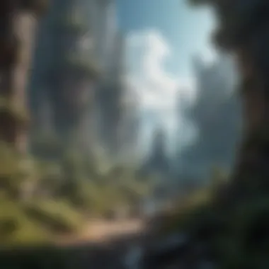 Fantasy Realm Unleashed Mystical Scene from a Fantasy Blockbuster