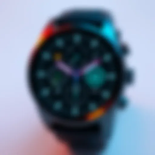 Innovative Smartwatch Design Innovative smartwatch face displaying various design elements