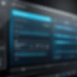 User interface of a popular offline music application