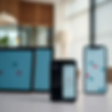 A sophisticated calendar interface displayed on various devices.