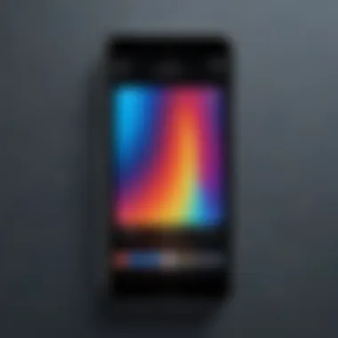 App Removal Process Exploration Abstract representation of app removal process
