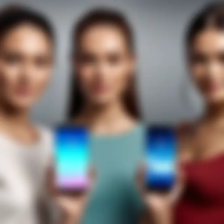 Comparison of different Samsung Galaxy models