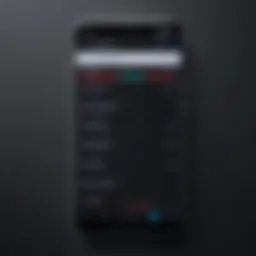 A detailed view of screen recording settings on an Android device showcasing internal audio options.
