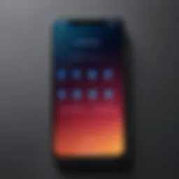 A smartphone displaying various app locks