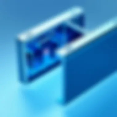 Close-up of Galaxy Fold's hinge technology