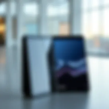 Galaxy Fold resting against a modern backdrop