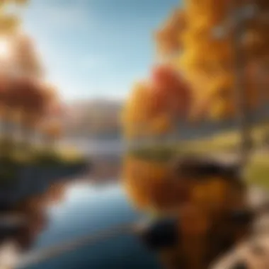 Serene Simulation Experience A serene environment from a simulation game