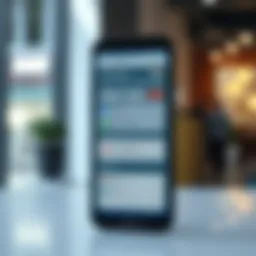 Innovative productivity app interface showcasing task management features