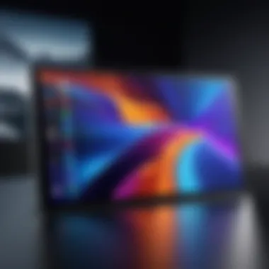 High-Performance Tablet Showcase High-performance tablet showcasing vivid display and sleek design
