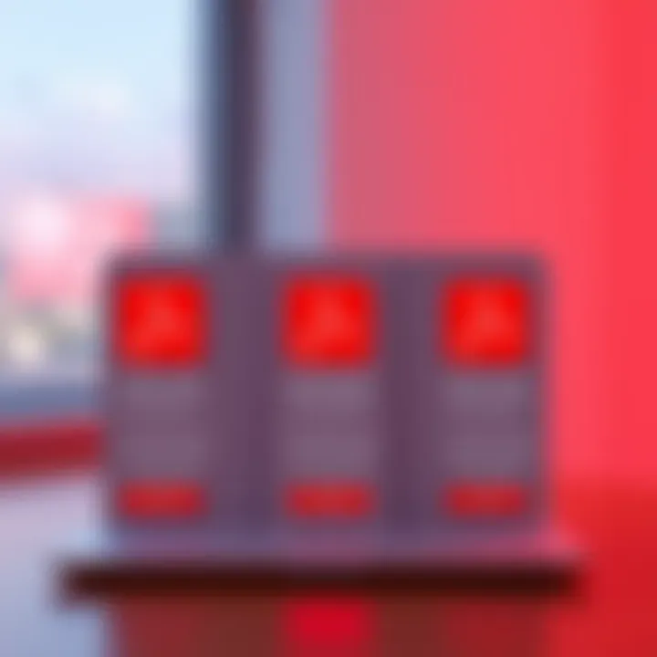 Adobe Acrobat Subscription Pricing Tiers Visual representation of pricing tiers for Adobe Acrobat subscriptions