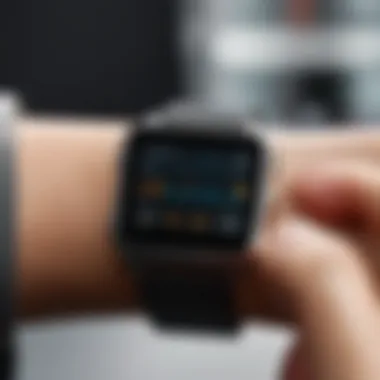 Minimalist Activity Tracker Design A minimalist activity tracker displaying steps taken
