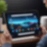 A sleek basic tablet showcasing its Wi-Fi functionality