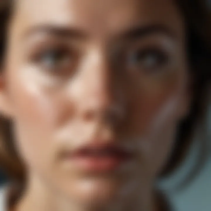A serene viewer absorbed in a film, reflecting on their emotional journey.