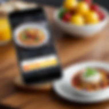 Personalization Features of Food Tracking Apps Customizable settings page within a food tracking application