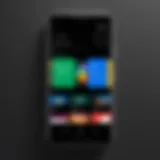User interface of the Google Play Store