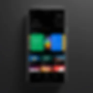 User interface of the Google Play Store