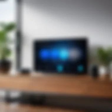 Smart Home Integration Visualization Visual representation of smart home integration