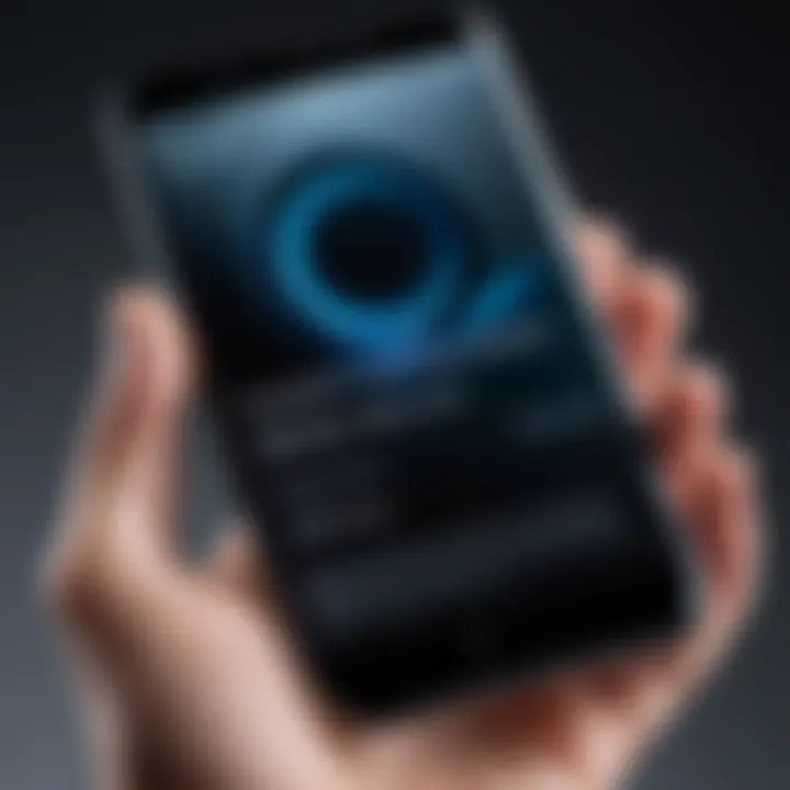 Flexible display in a modern smartphone design