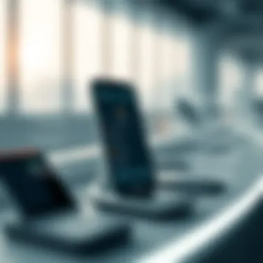 An illustration highlighting the essential features of a top todo list app