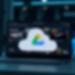 Cloud storage interface showcasing video files