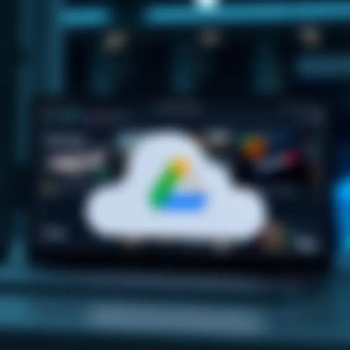 Cloud storage interface showcasing video files