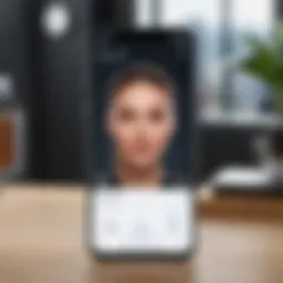 User interface of a voice recording app showcasing intuitive design