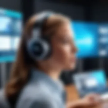 Voice Technology's Role in Modern Education Infographic illustrating the impact of voice technology in education