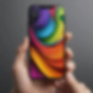 Vibrant Color Selection in $1 iPhone Cases Variety of colors in $1 iPhone cases
