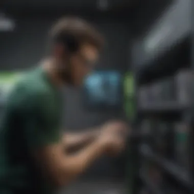 Tech Enthusiast Browsing for Xbox Series X Tech enthusiast browsing for Xbox Series X