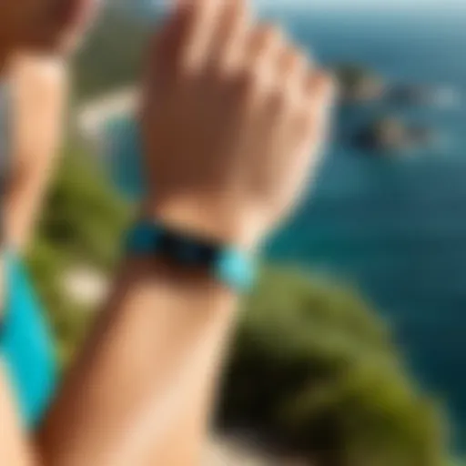 Fitbit device connected to smartphone