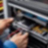 Printer with connection cables