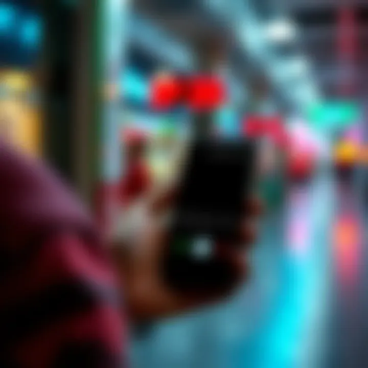 Illustration of call forwarding in action