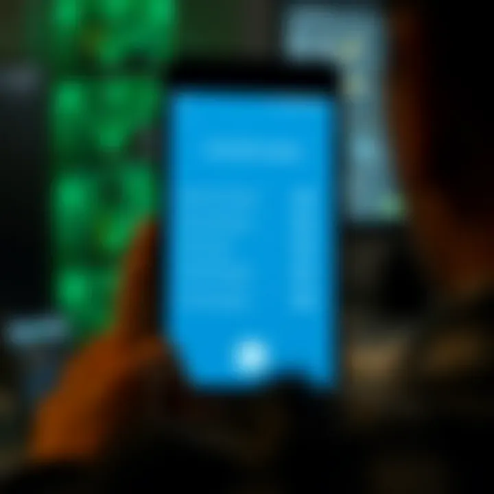 User selecting call forwarding options