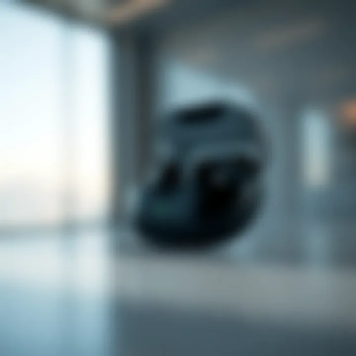 Futuristic depiction of wireless earbuds with upcoming features and trends
