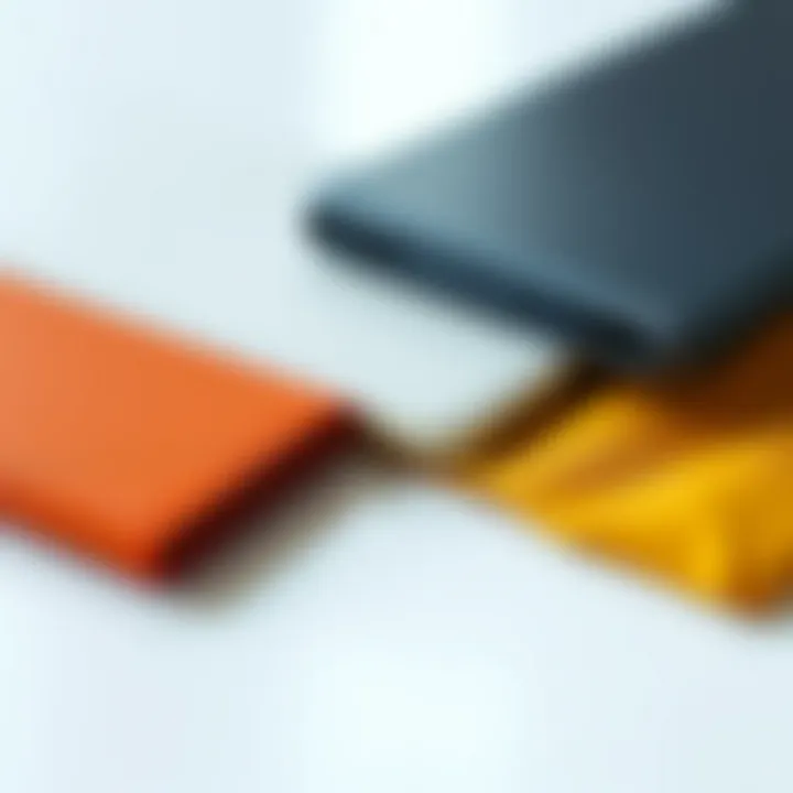 Comparison of different materials used in Galaxy Tab A7 8.7 cases