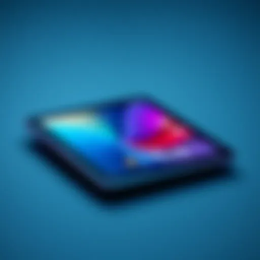 Sleek design of Galaxy Tab Lite showcasing its modern aesthetics