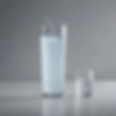 Modern Hydration Reminder Refreshing hydration reminder in a modern setting