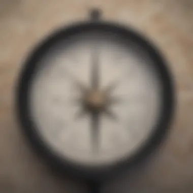 Compass and ruler for geolocation measurements
