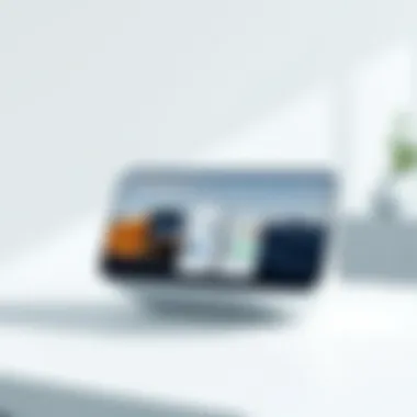 Sleek design of Google Nest Hub Max showcasing its modern aesthetics