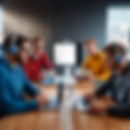 Illustration of creating a contact group in Gmail