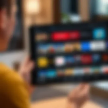 Subscription options for Disney Plus on a tablet