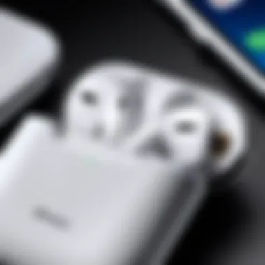 AirPods Charging Case Close-up of AirPods case
