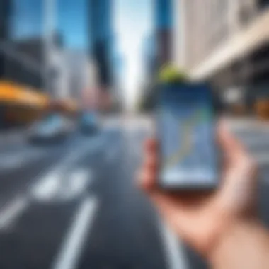 Advanced Location Tracking Method Illustration of phone location tracking