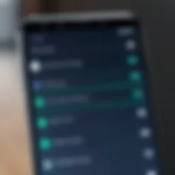 Illustration of an Android settings menu highlighting the privacy options