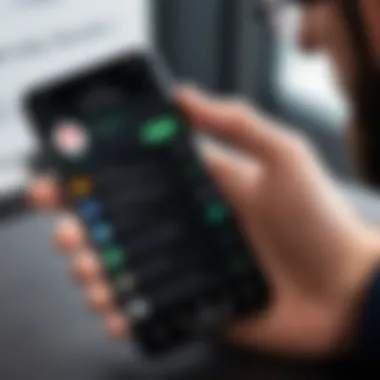 Top Apps for Hiding Your Phone Number Infographic showcasing third-party applications for number concealment