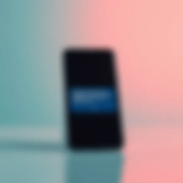 Illustration of message notification on an Android screen