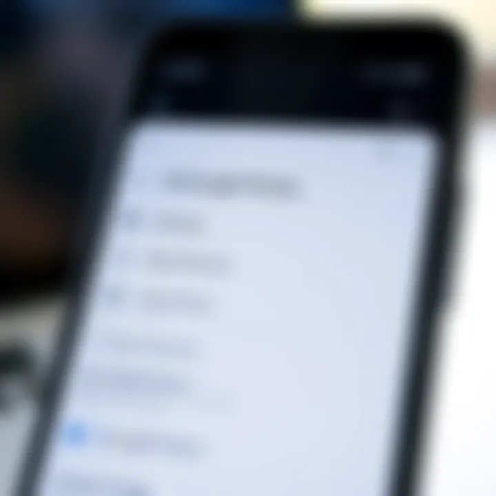 Settings Menu in Google Photos Google Photos settings menu on mobile