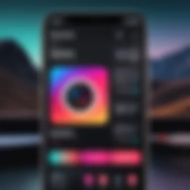 Illustration of TikTok app interface highlighting sound options